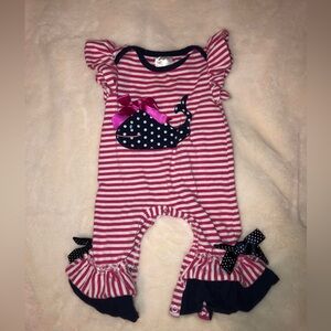 ‼️SOLD‼️ 0-3 months baby girl boutique bodysuit